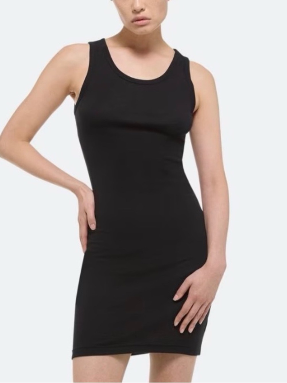 Helmut Lang Scoop Tank Technical Neoprene Dress